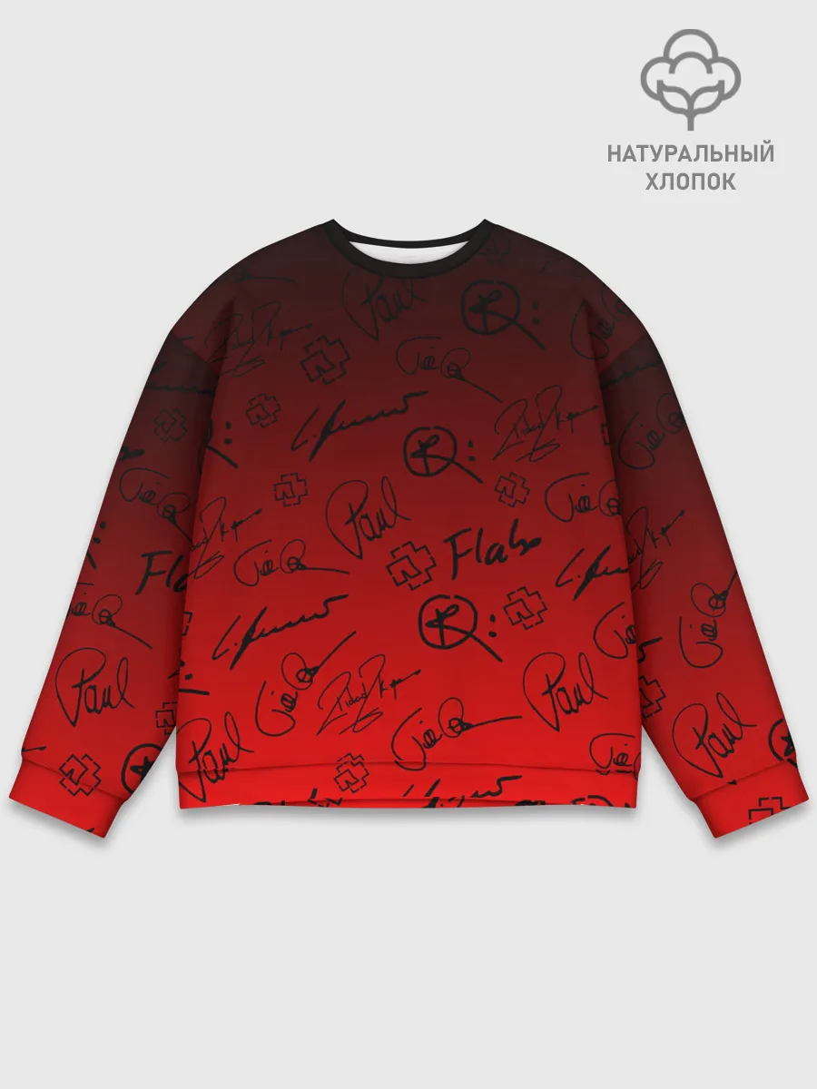 Мужской свитшот базовый / RAMMSTEIN