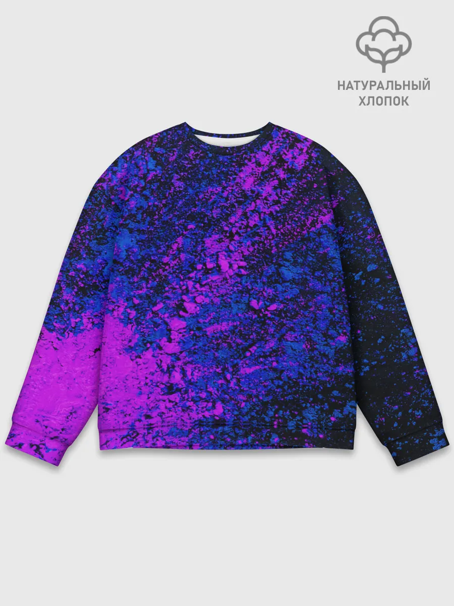 Мужской свитшот базовый / Брызги краски