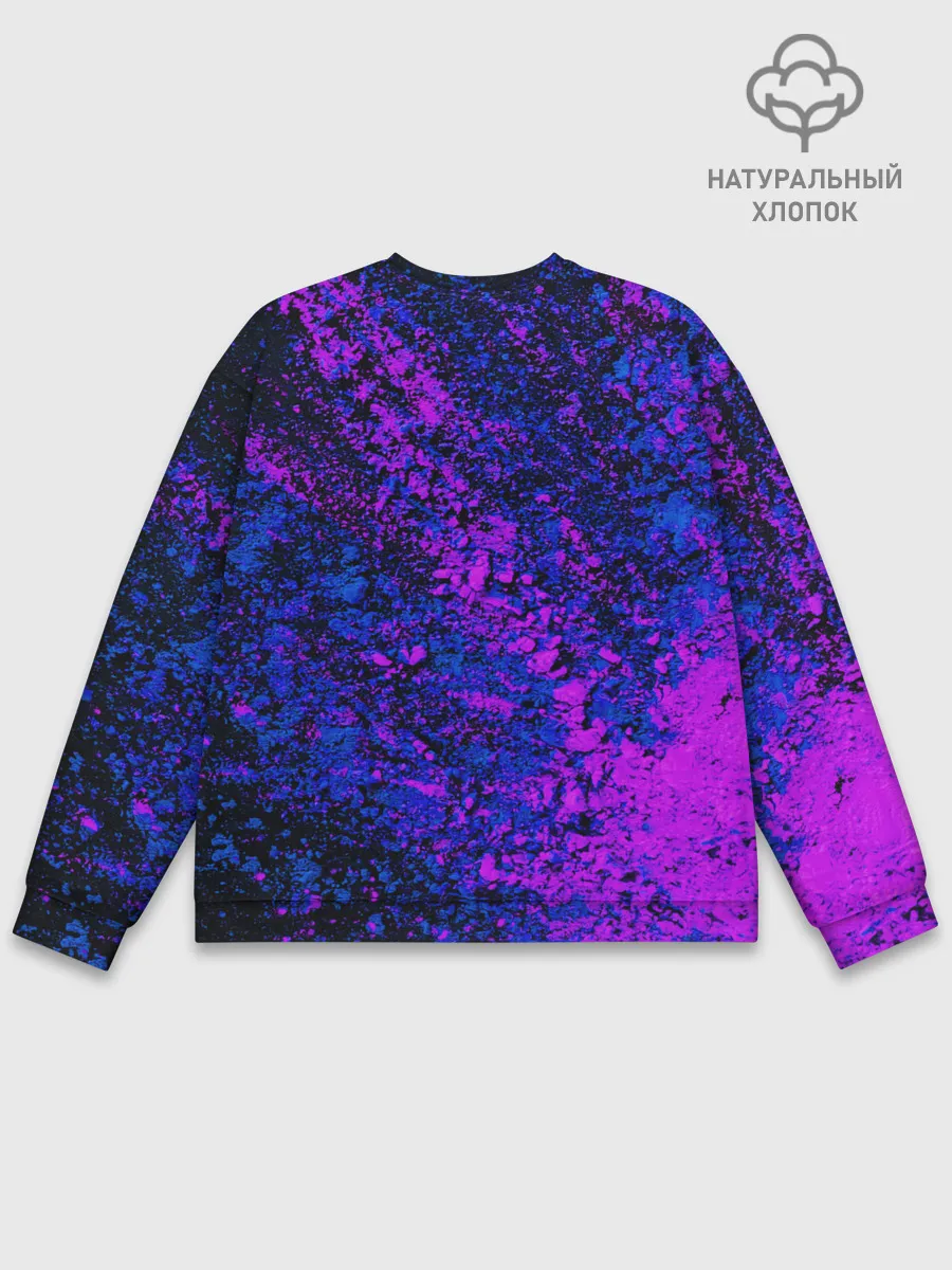 Мужской свитшот базовый / Брызги краски