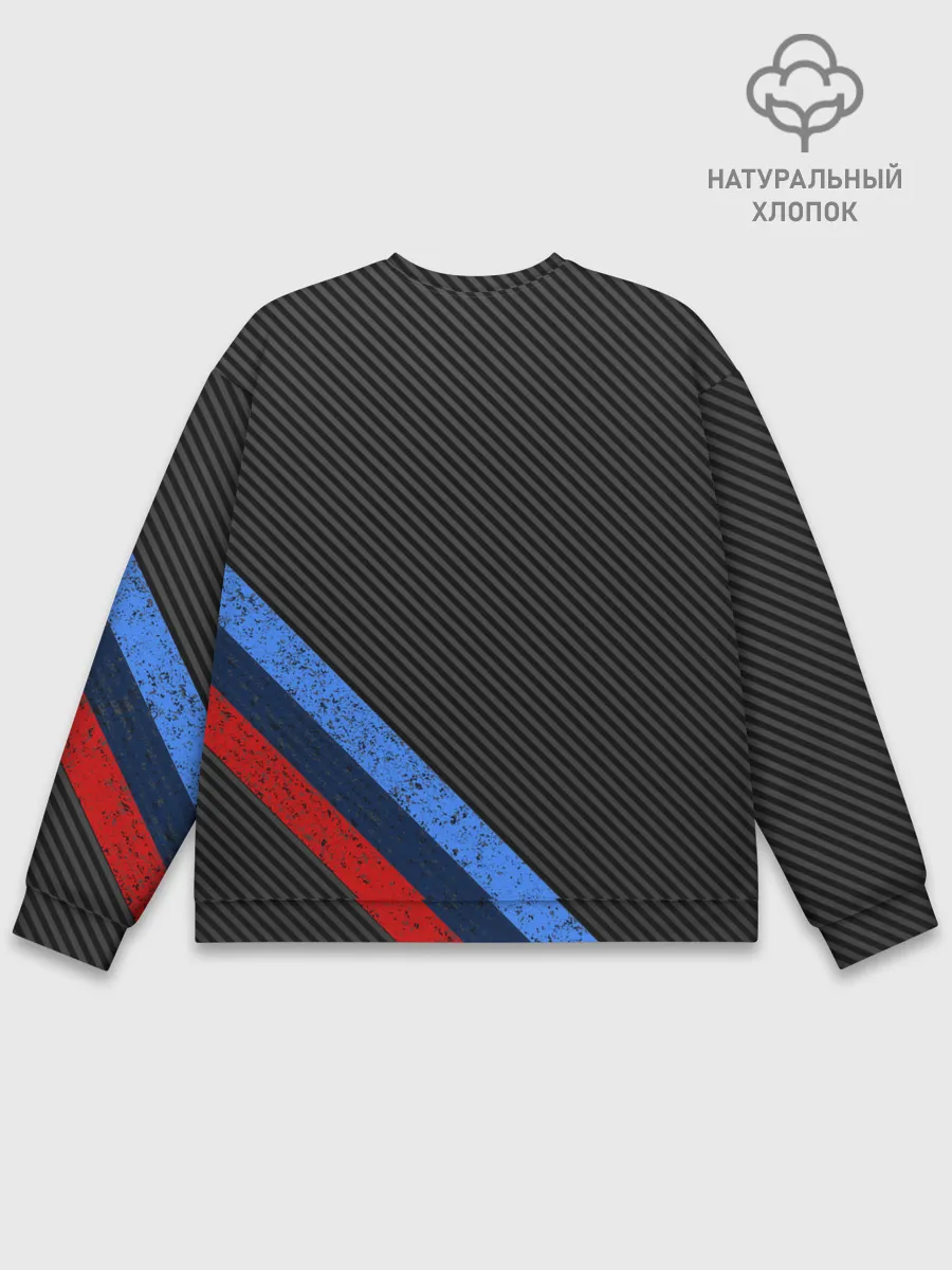 Мужской свитшот базовый / BMW КАРБОН