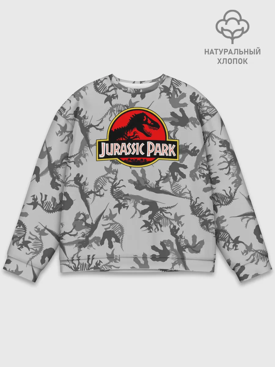 Мужской свитшот базовый / Парк Юрского Периода