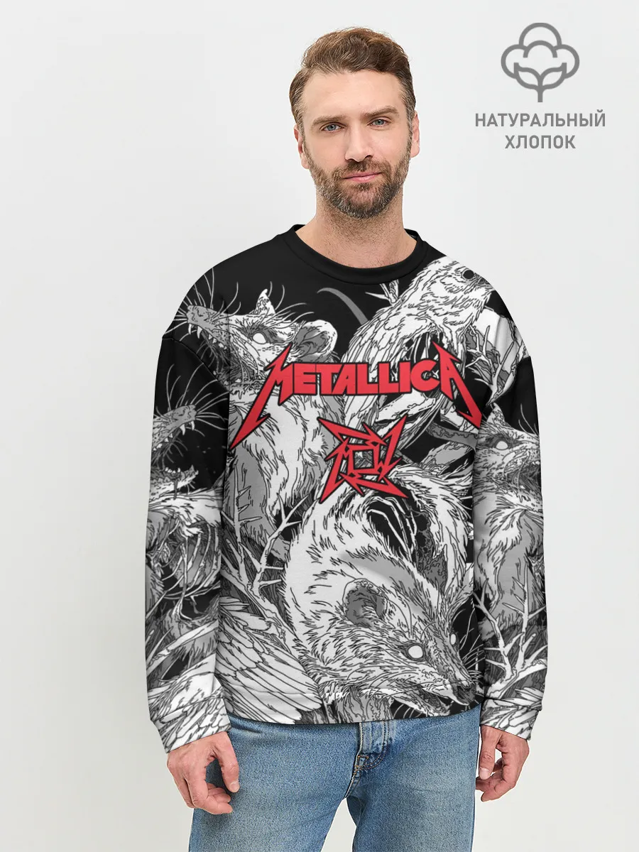 Мужской свитшот базовый / Metallica