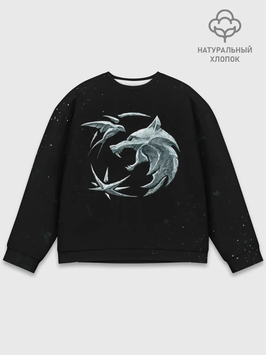 Мужской свитшот базовый / THE WITCHER - Символы