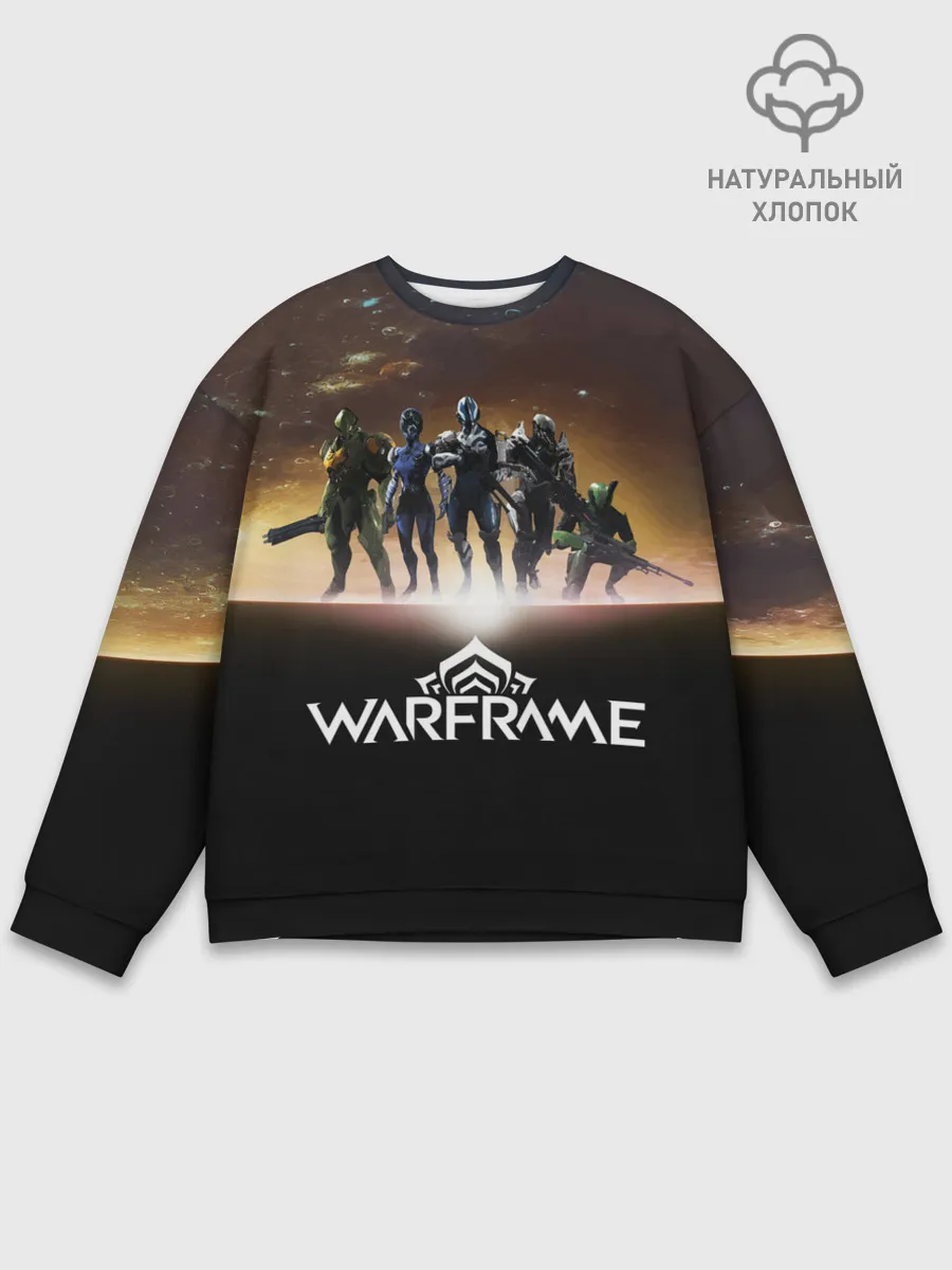 Мужской свитшот базовый / WARFRAME Planet