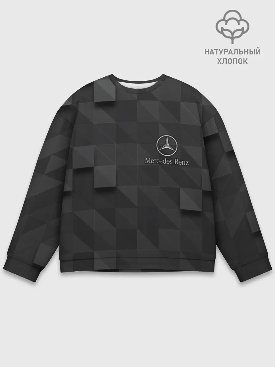 Мужской свитшот базовый / Mercedes
