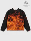 Мужской свитшот базовый / Огонь