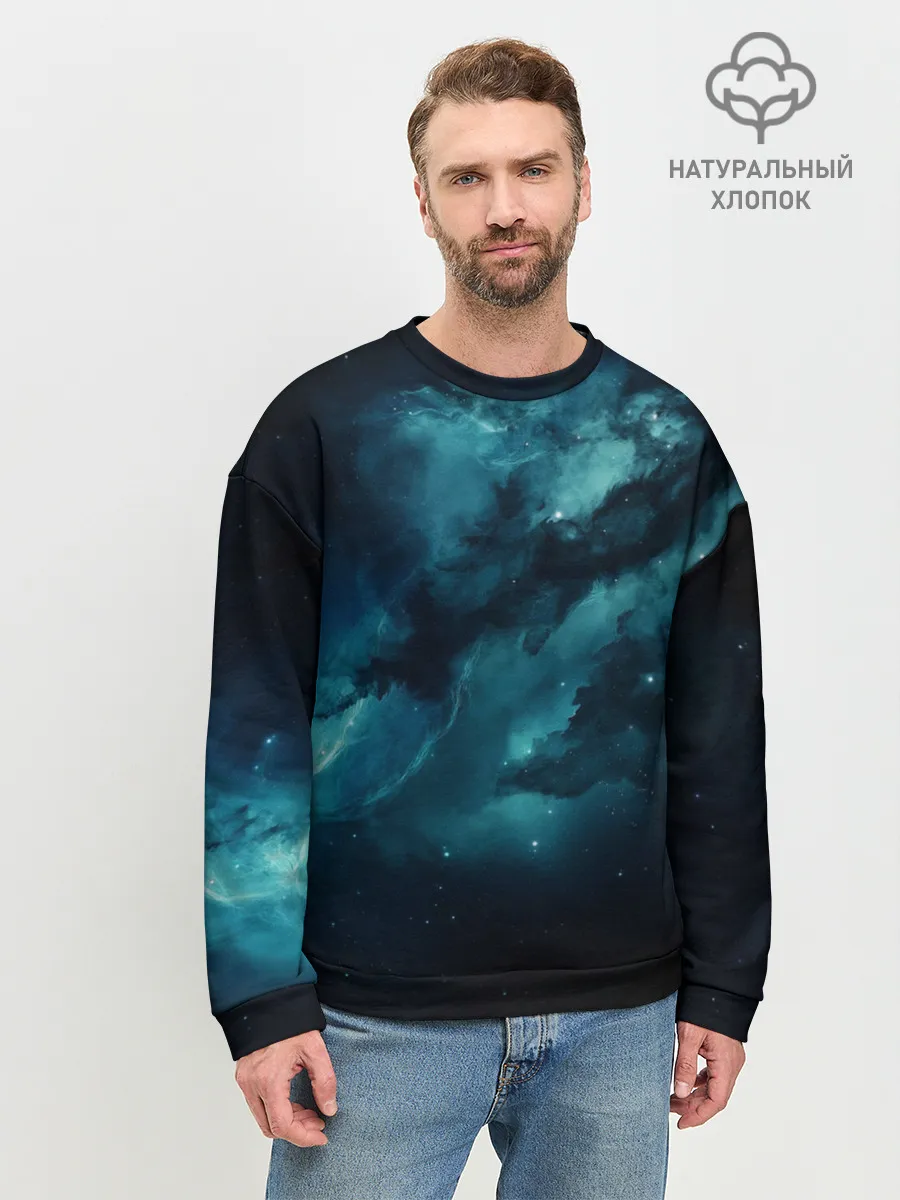 Мужской свитшот базовый / Космос