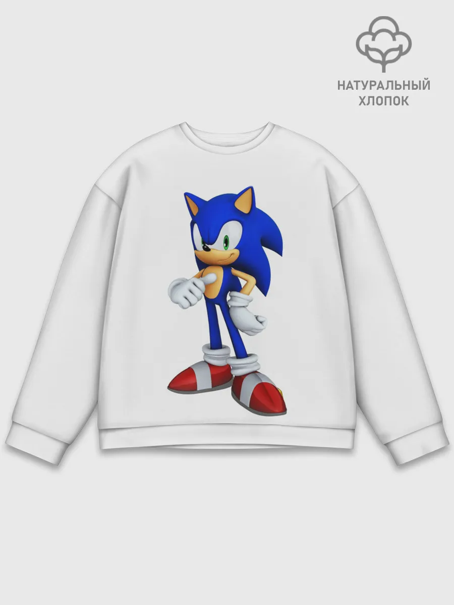 Мужской свитшот базовый / Sonic