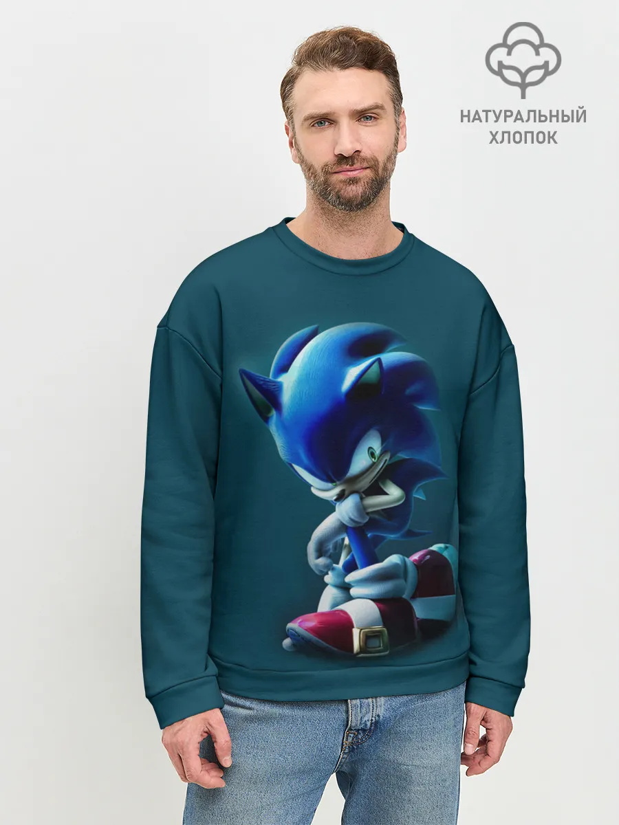 Мужской свитшот базовый / Sonic