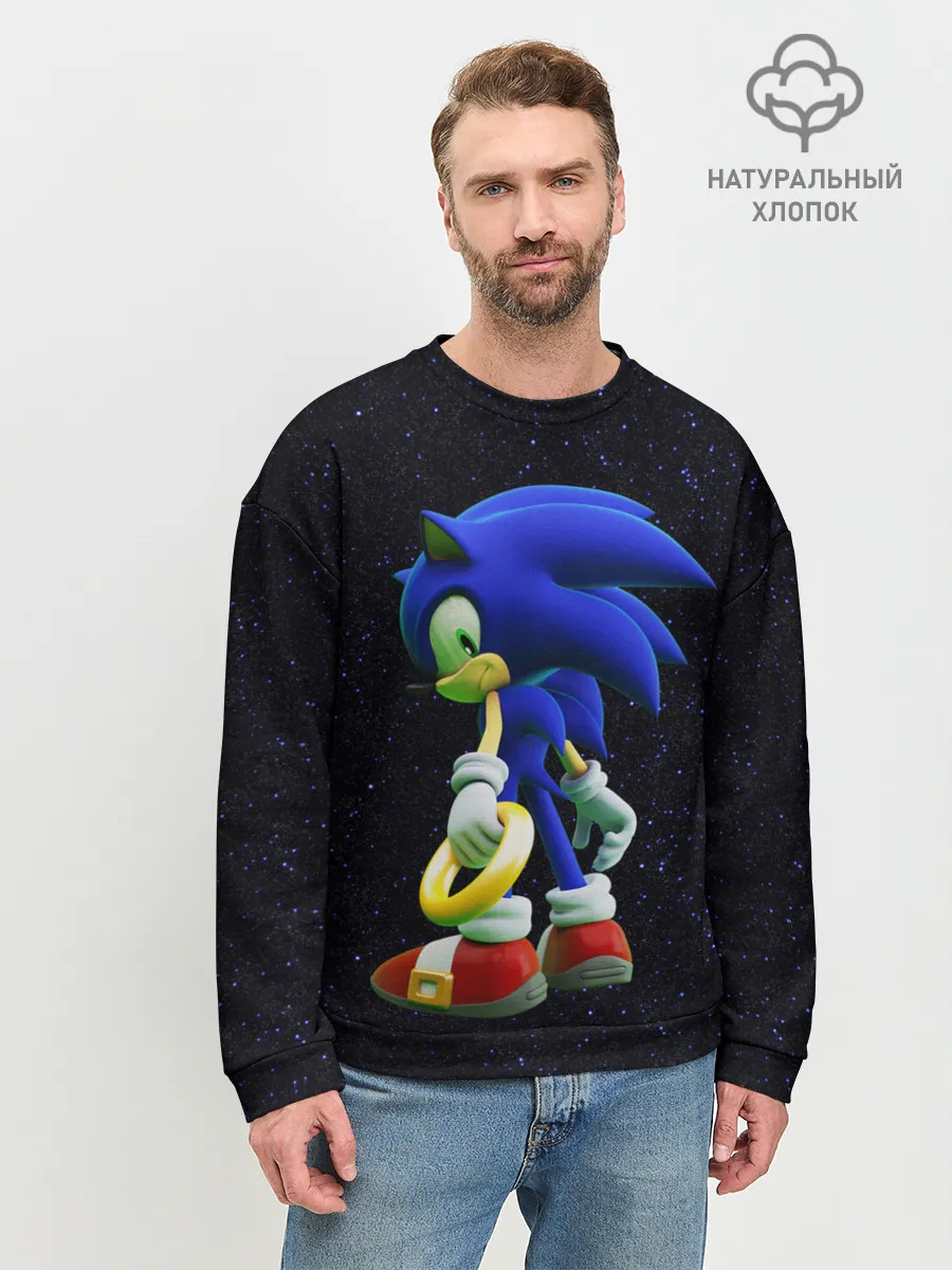 Мужской свитшот базовый / Sonic
