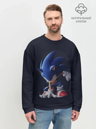Мужской свитшот базовый / Sonic