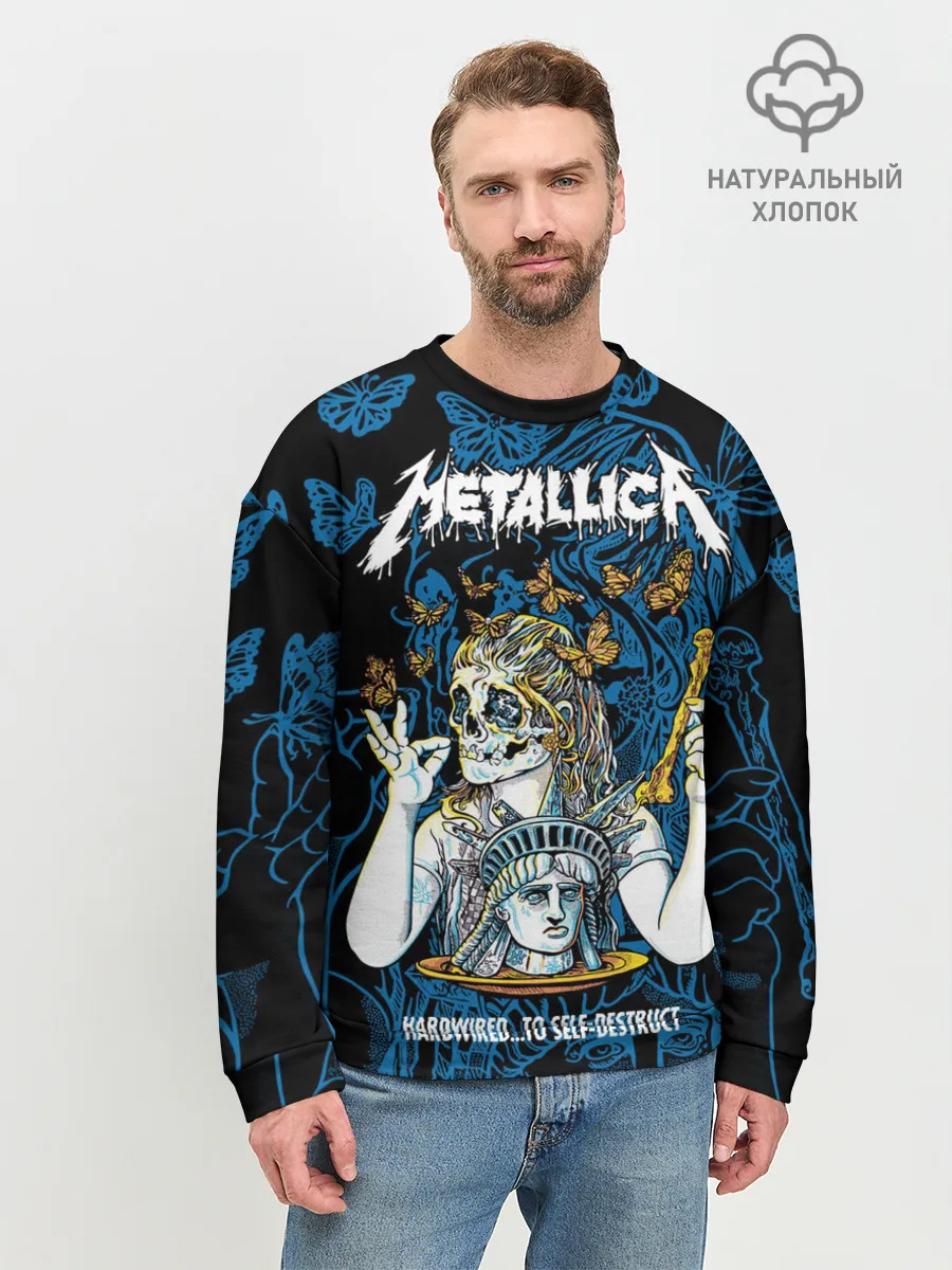 Мужской свитшот базовый / Metallica