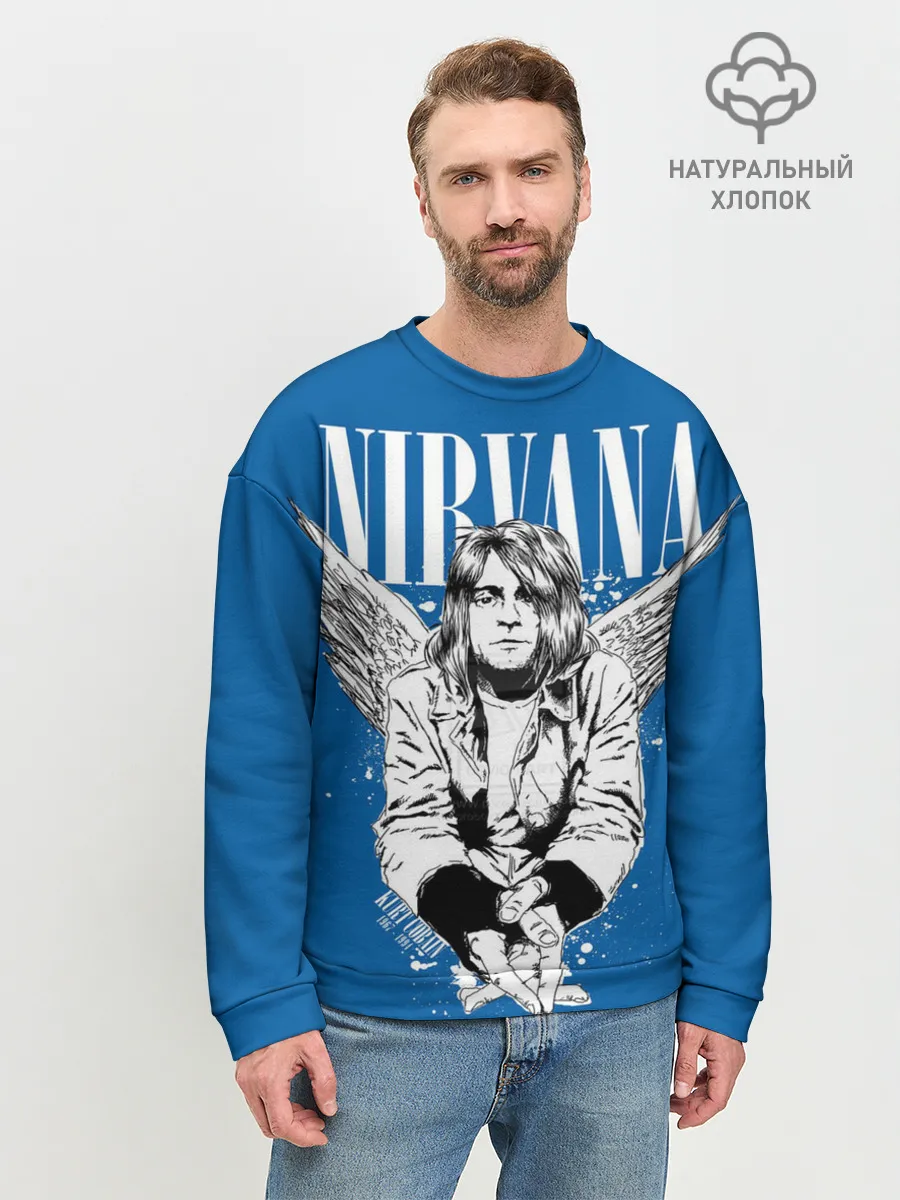 Мужской свитшот базовый / Nirvana