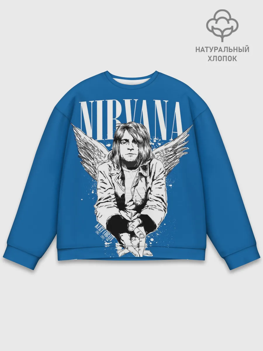 Мужской свитшот базовый / Nirvana