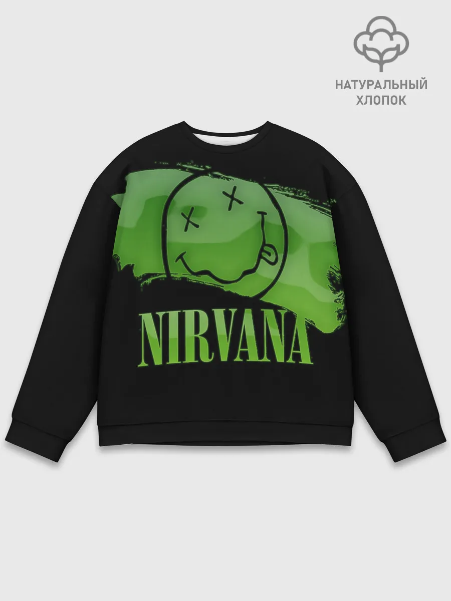 Мужской свитшот базовый / Nirvana