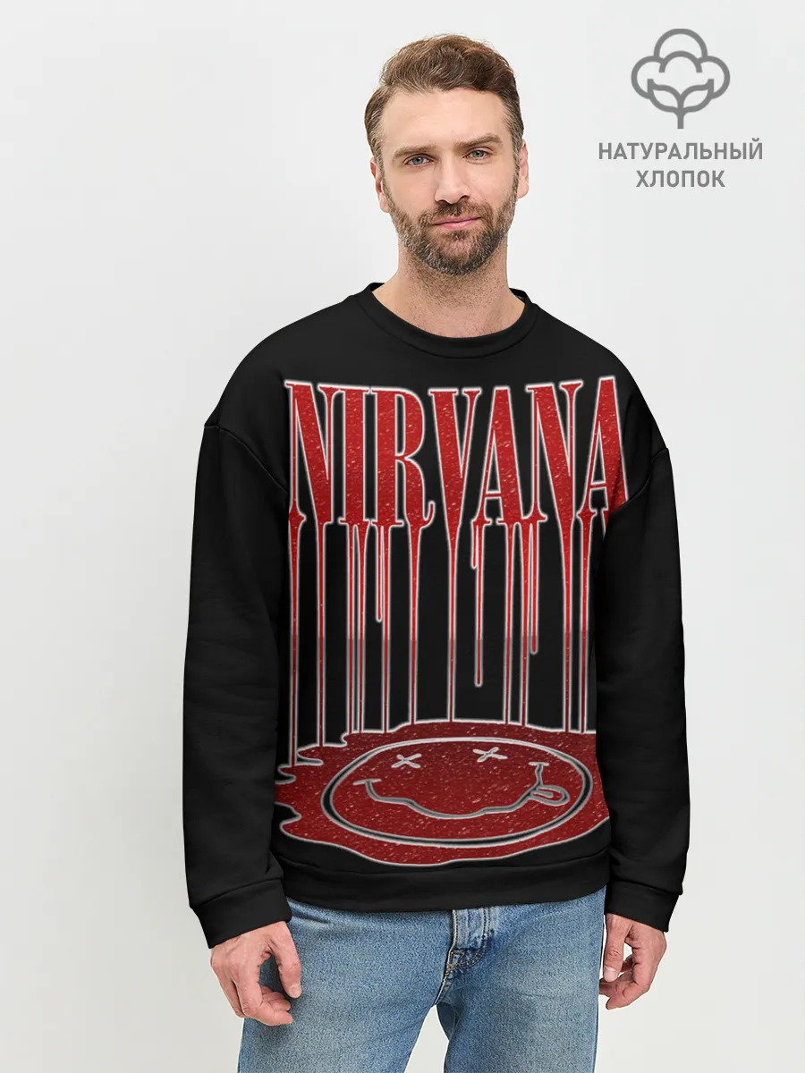 Мужской свитшот базовый / Nirvana
