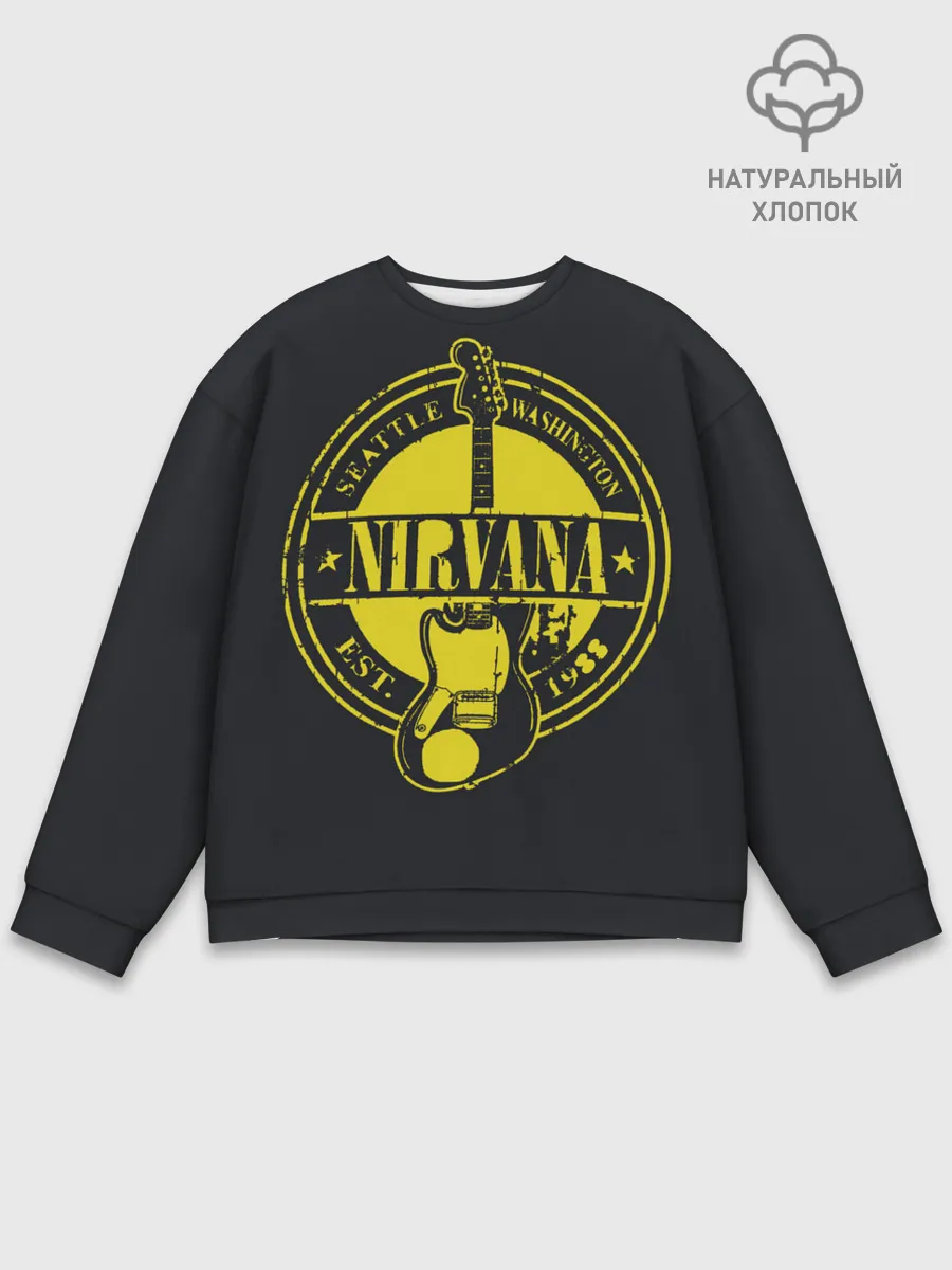 Мужской свитшот базовый / Nirvana