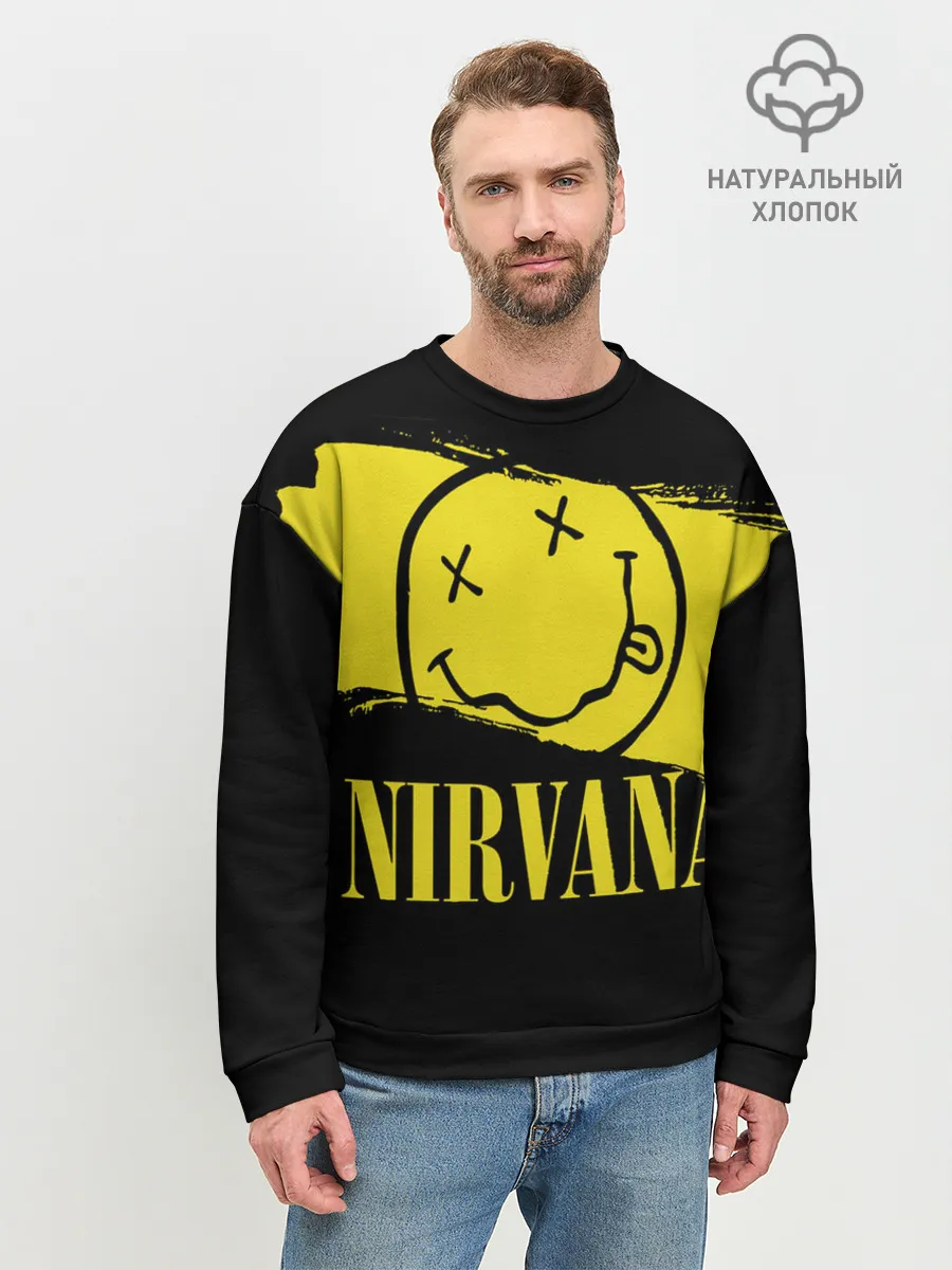 Мужской свитшот базовый / Nirvana