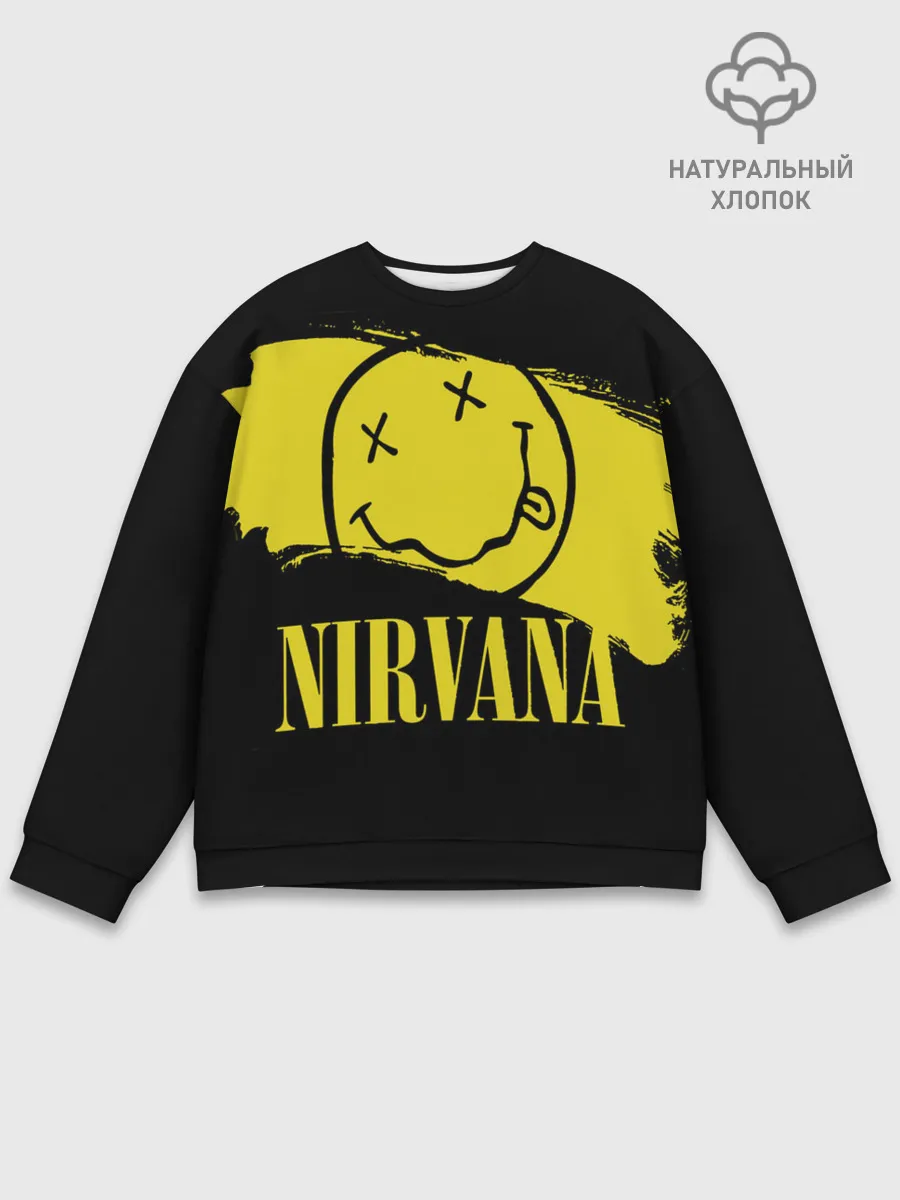 Мужской свитшот базовый / Nirvana