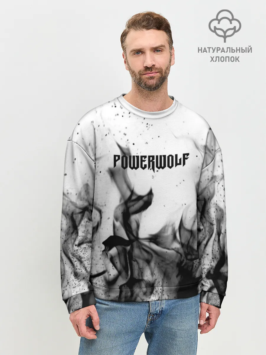 Мужской свитшот базовый / POWERWOLF