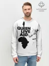 Мужской свитшот базовый / Queen LIVE AID