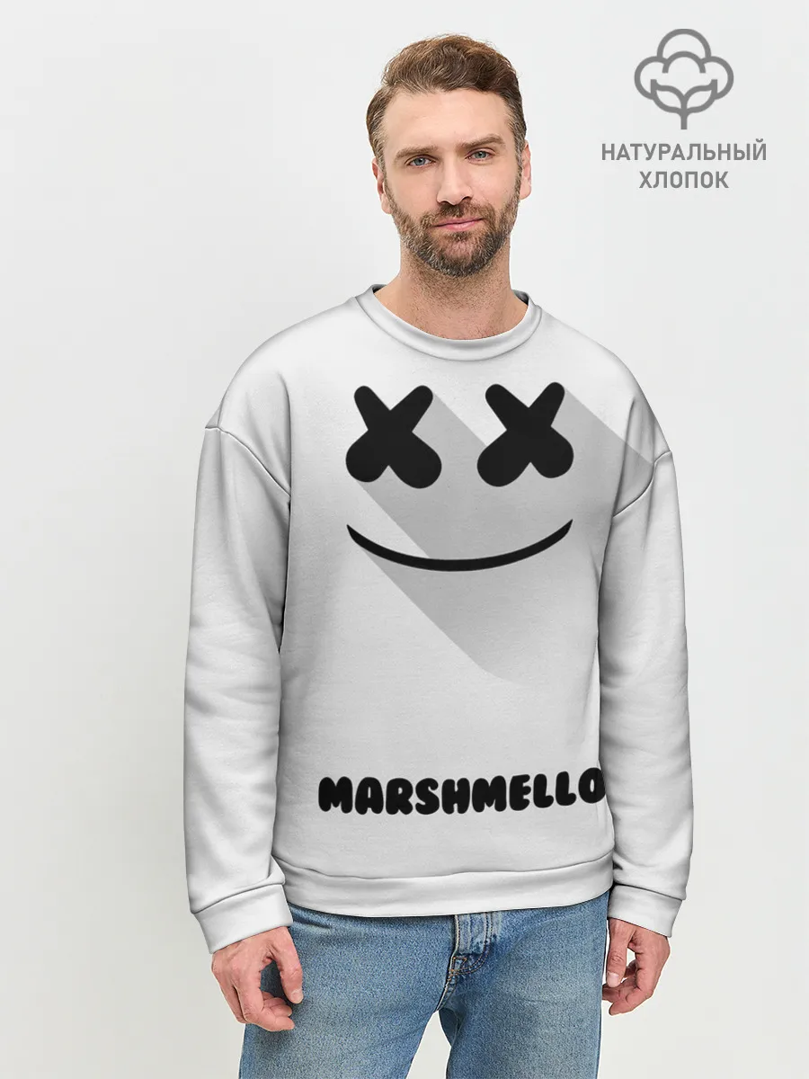 Мужской свитшот базовый / РЮКЗАК MARSHMELLO