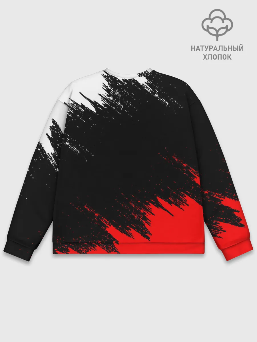 Мужской свитшот базовый / БРЫЗГИ КРАСОК