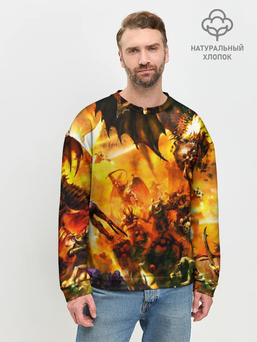 Мужской свитшот базовый / WARHAMMER 40K