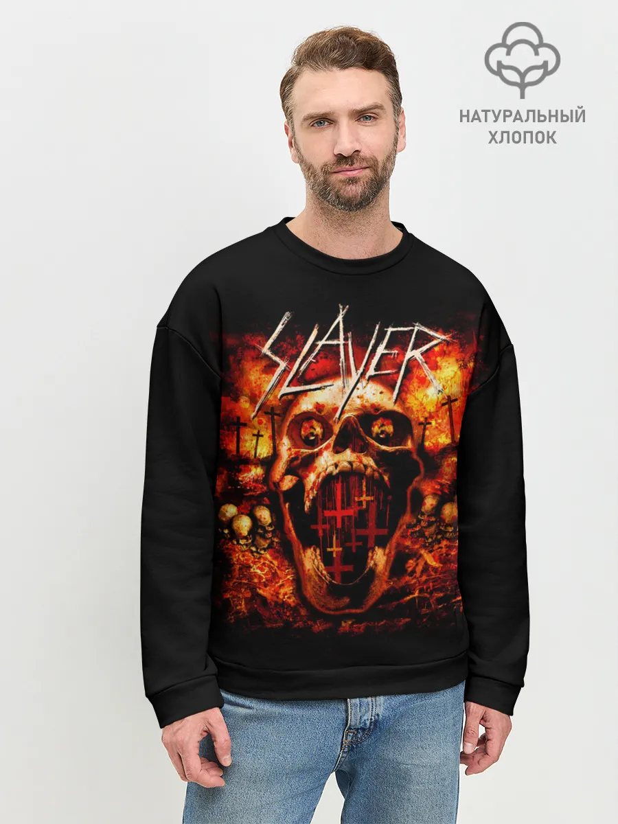 Мужской свитшот базовый / SLAYER