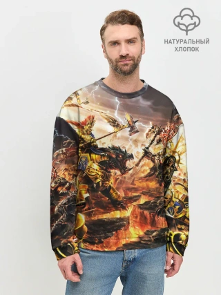 Мужской свитшот базовый / WARHAMMER 40K