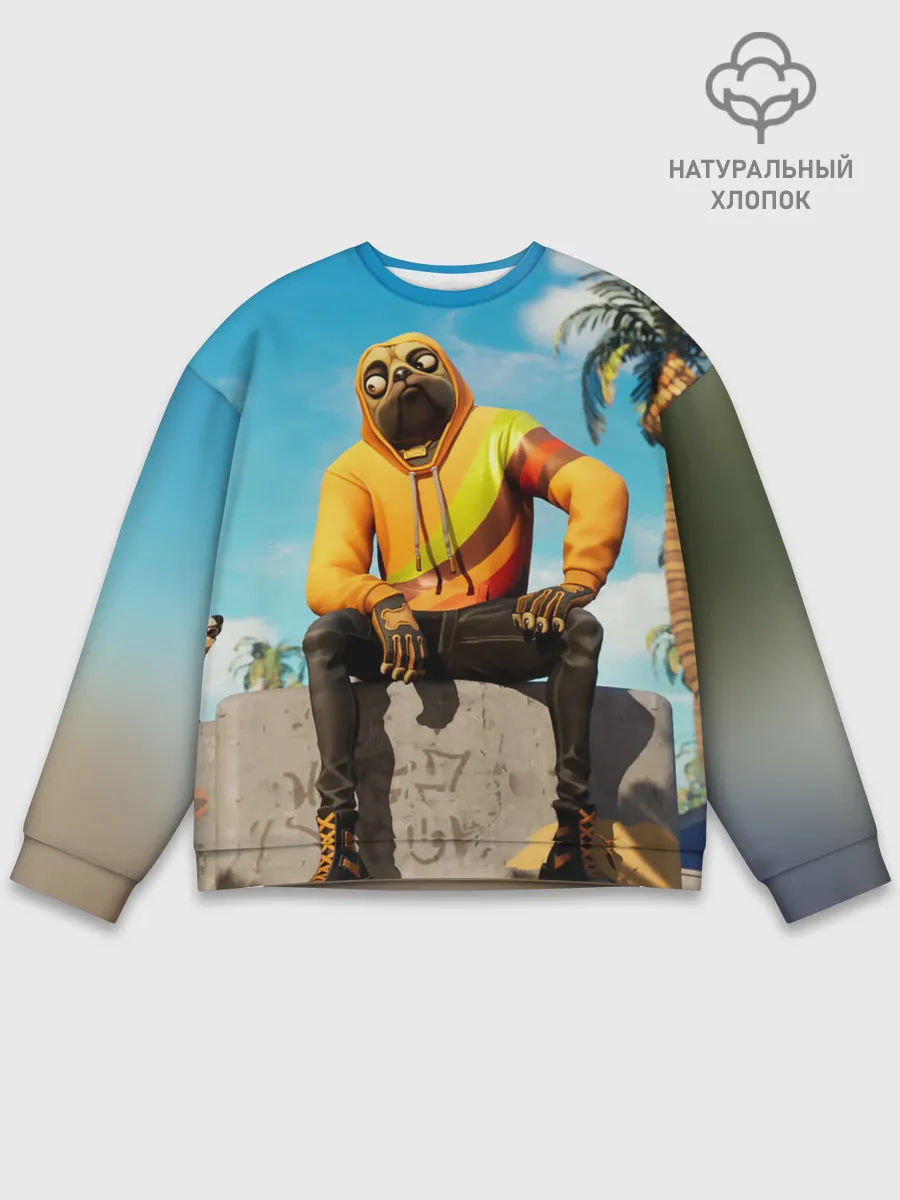 Мужской свитшот базовый / Fortnite Doggy