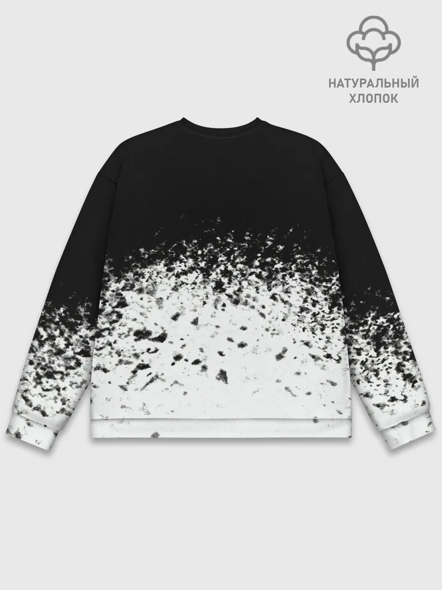 Мужской свитшот базовый / горизонт спрей оверлорд