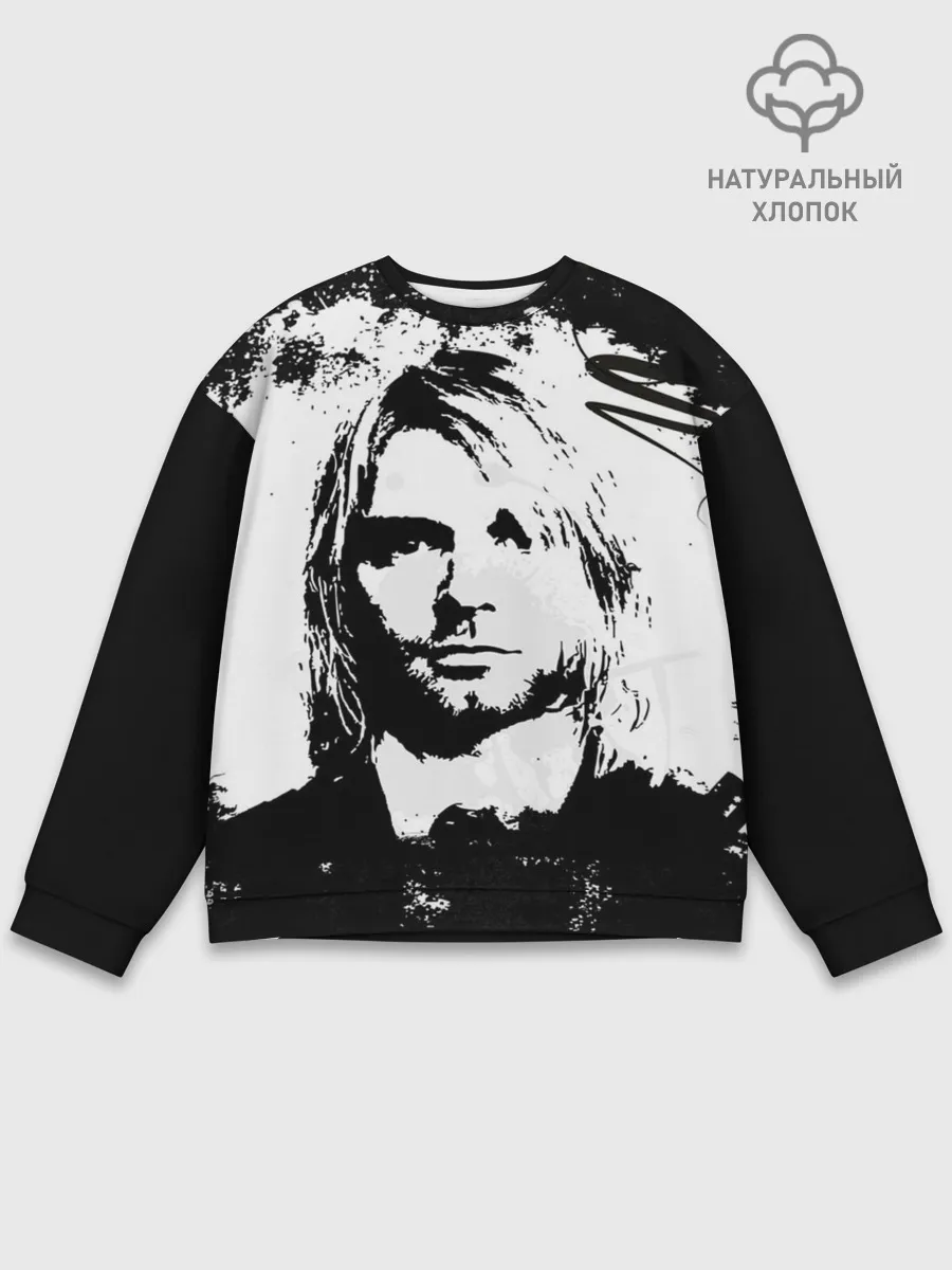 Мужской свитшот базовый / Kurt Cobain