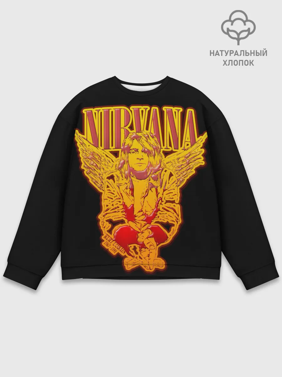 Мужской свитшот базовый / Nirvana