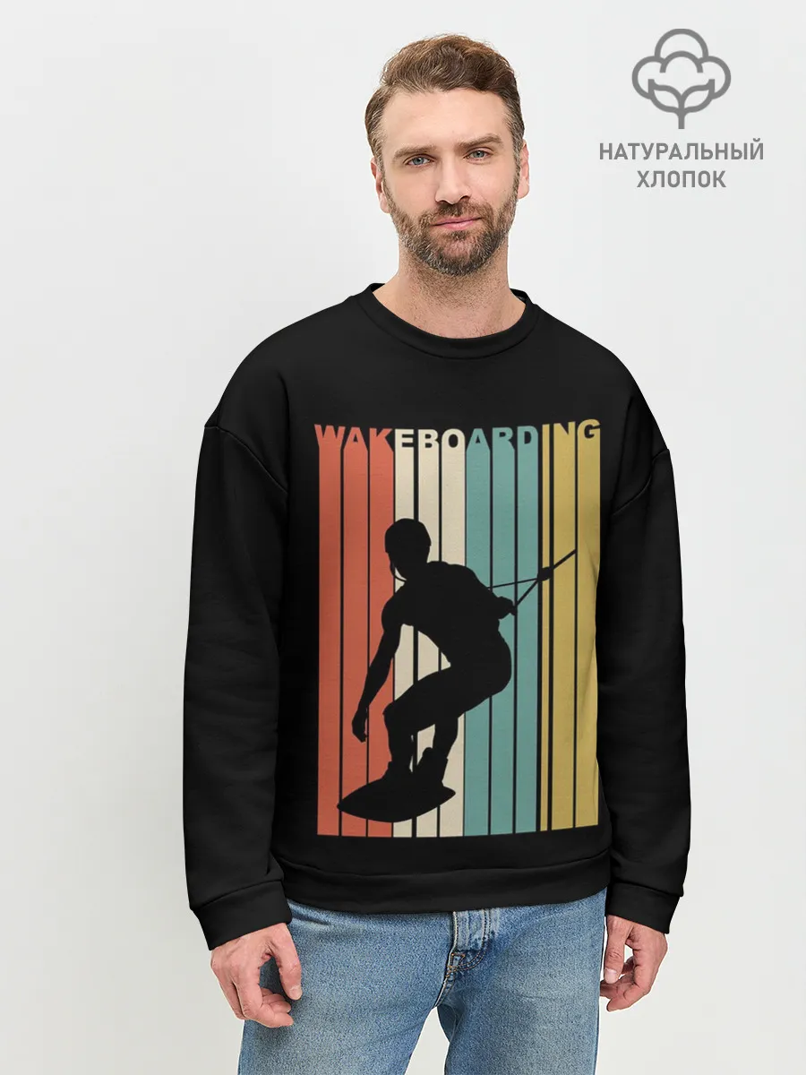 Мужской свитшот базовый / Wakeboarding