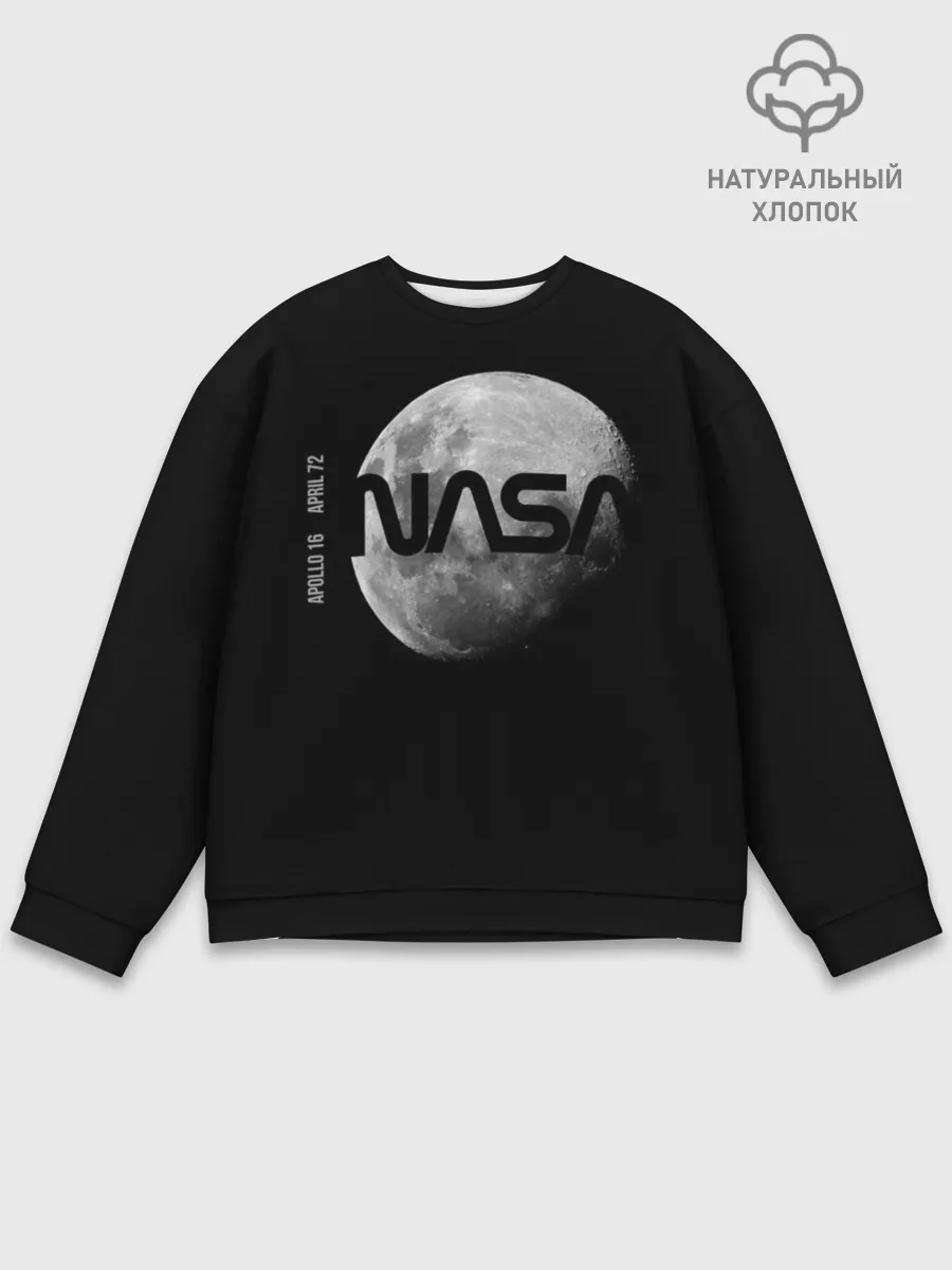 Мужской свитшот базовый / Nasa Apollo 16
