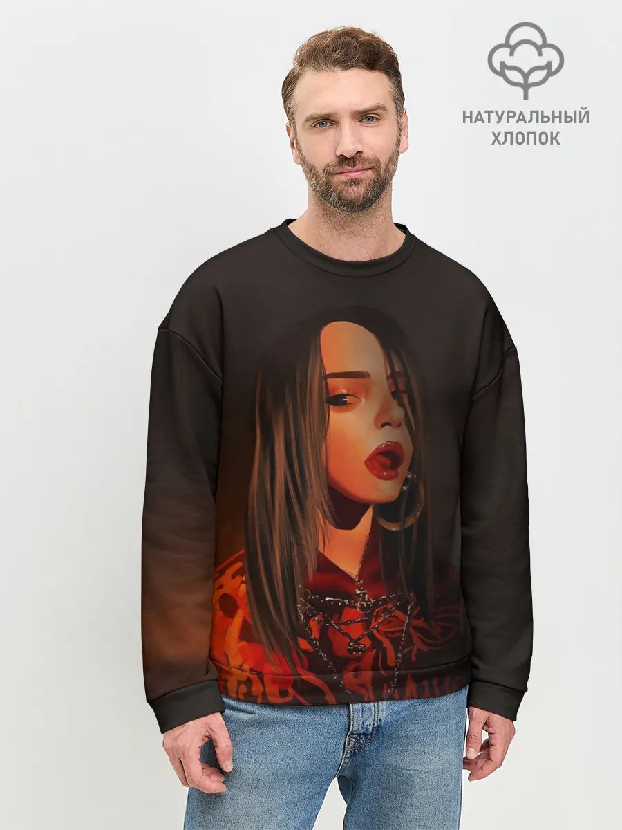 Мужской свитшот базовый / Billie Eilish