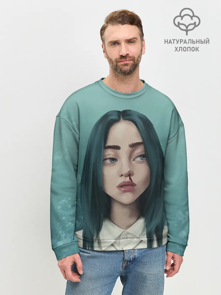 Мужской свитшот базовый / Билли Айлиш