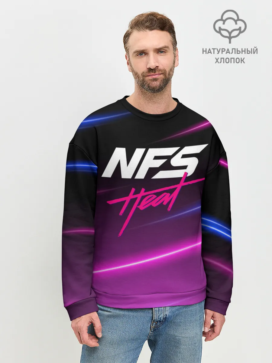 Мужской свитшот базовый / NFS: Heat