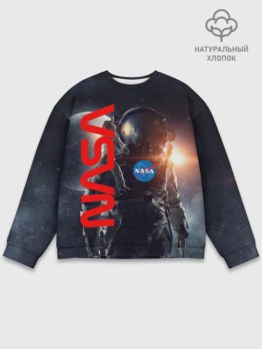 Мужской свитшот базовый / Nasa Apollo 16