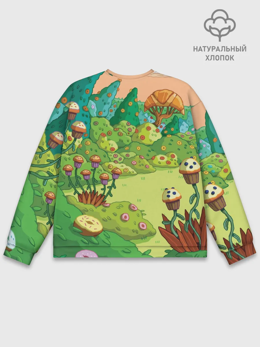 Мужской свитшот базовый / Ливнерог и Джейк