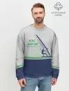 Мужской свитшот базовый / Ride the wave