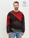 Мужской свитшот базовый / Red & Black