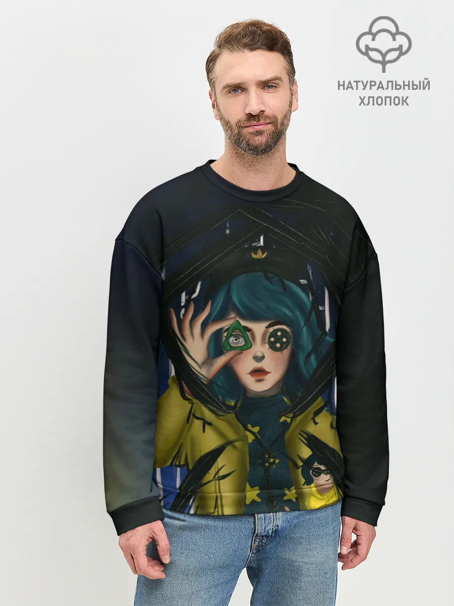 Мужской свитшот базовый / Coraline