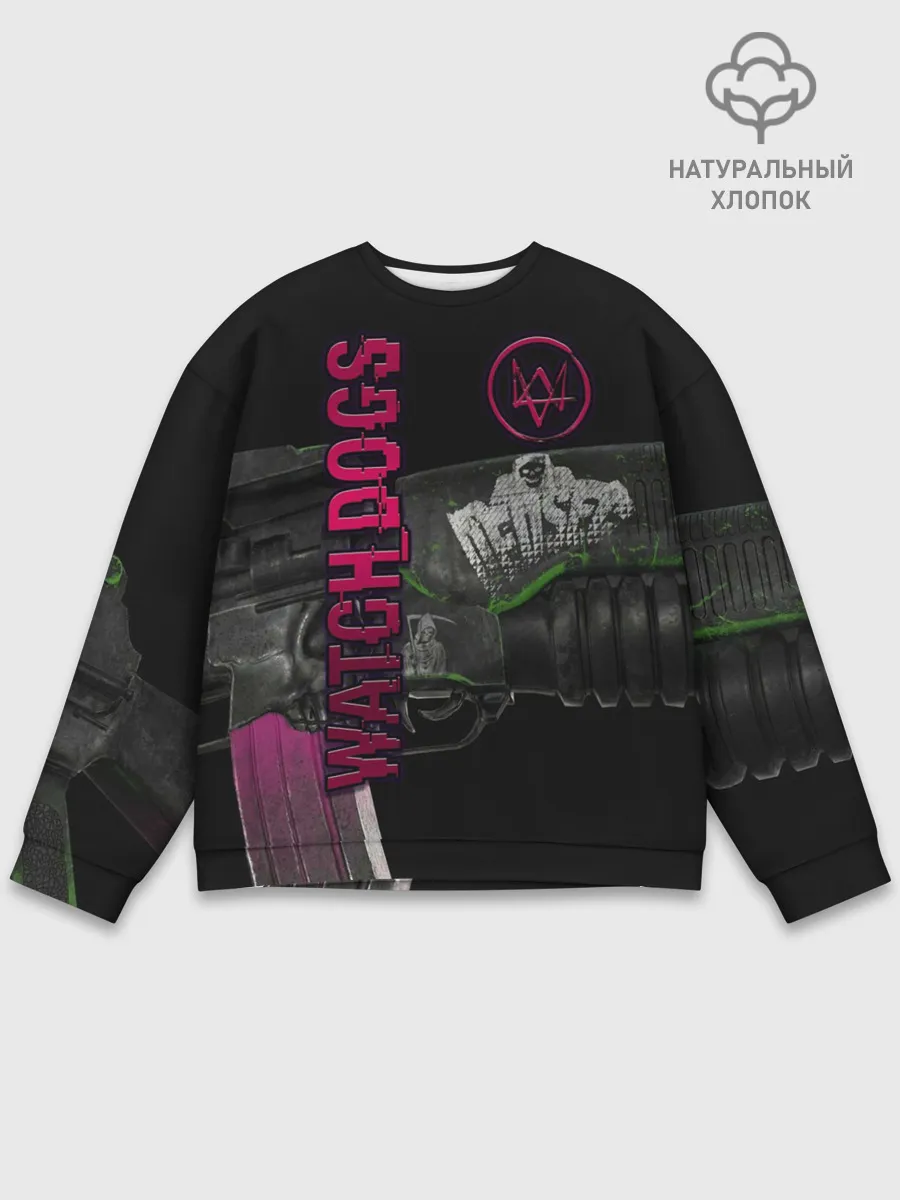 Мужской свитшот базовый / WATCH DOGS