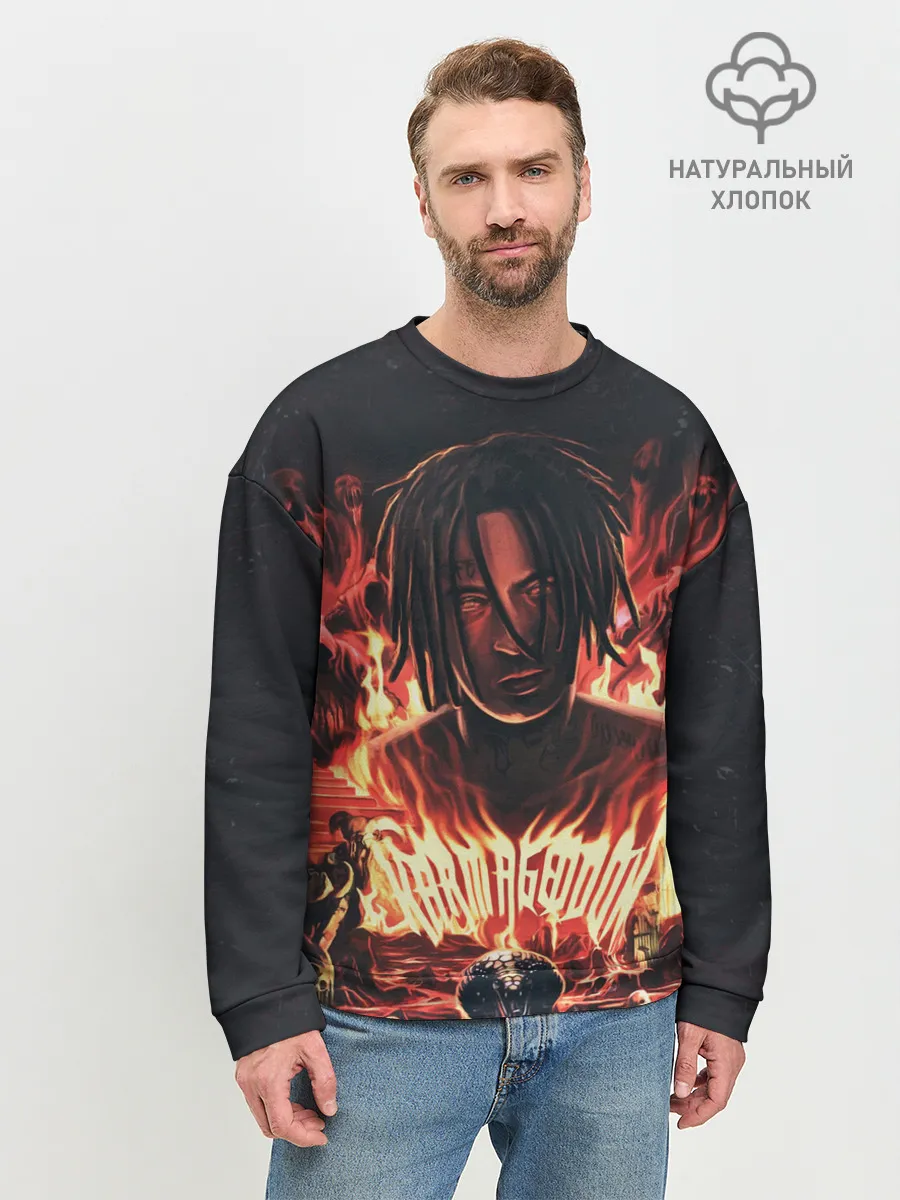 Мужской свитшот базовый / KIZARU - Karmageddon