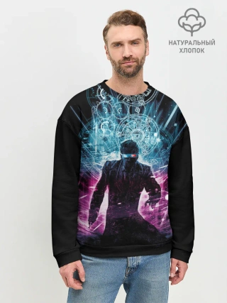 Мужской свитшот базовый / Доктор Кто