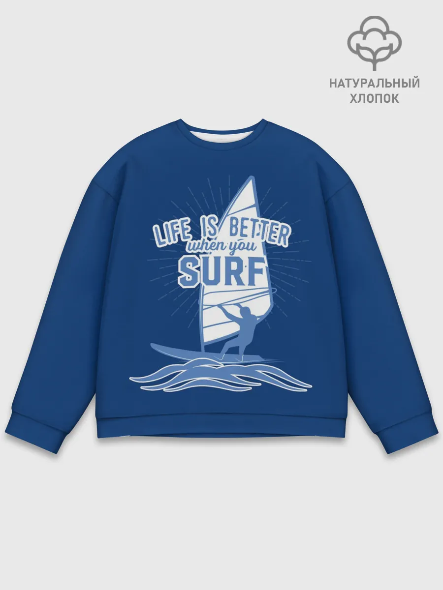 Мужской свитшот базовый / Surf