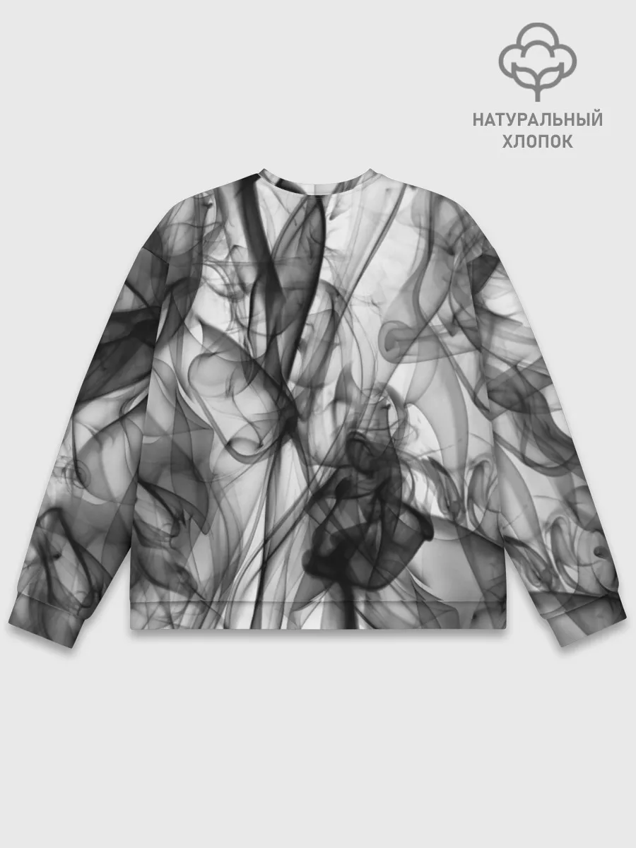 Мужской свитшот базовый / SMOKE ABSTRACTION