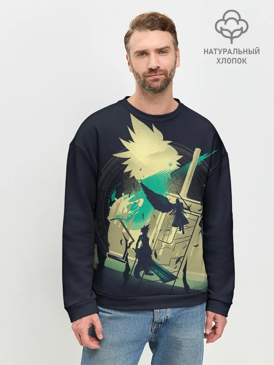 Мужской свитшот базовый / Final Fantasy VII